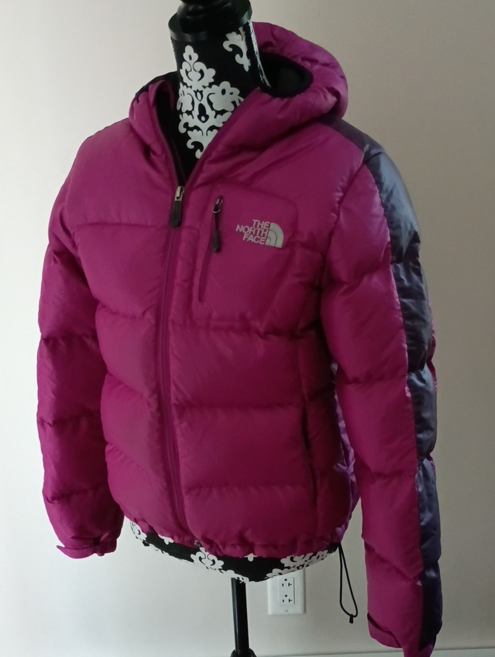 The North Face Pink/Purple Hooded Down Jacket